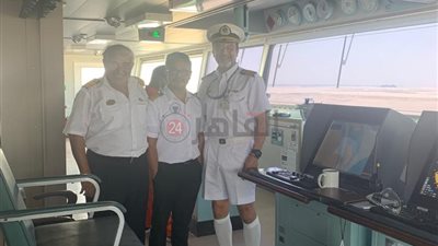 ننشر الصور الأولى من داخل السفينة إيفرجيفين خلال عبورها المجرى الملاحي لـ قناة السويس