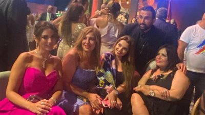 درة ولطيفة وهاني سعد وبوسي شلبي وعمرو دياب من فرح نجل المهندس خالد عبد الله وابنة الخبير أشرف شيحة