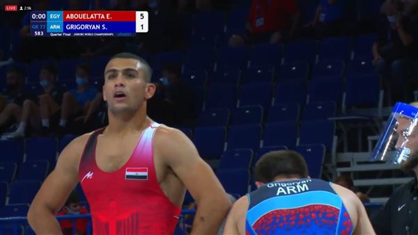 عماد أشرف لاعب المصارعة