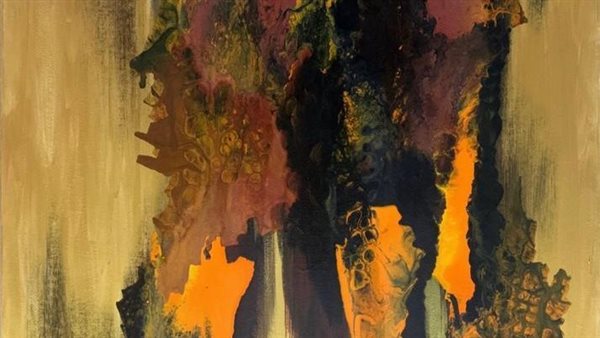 إحدى لوحات معرض شخبطة