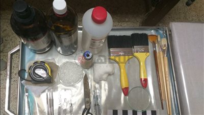 ننشر المواد المستخدمة في ترميم وتنظيف المومياوات بالمعامل المختلفة 