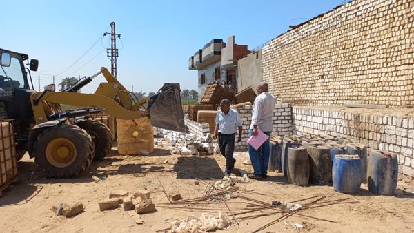 رفع الإشغالات بالمنيا