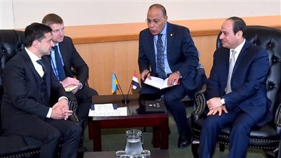 السيسي يهنئ رئيس أوكرانيا بذكرى يوم الاستقلال