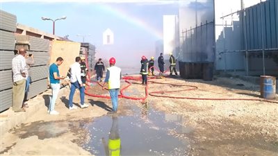 بدء التحقيقات في واقعة حريق محطة محولات شرق بورسعيد