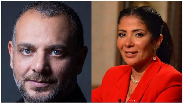 منى زكي والمخرج تامر