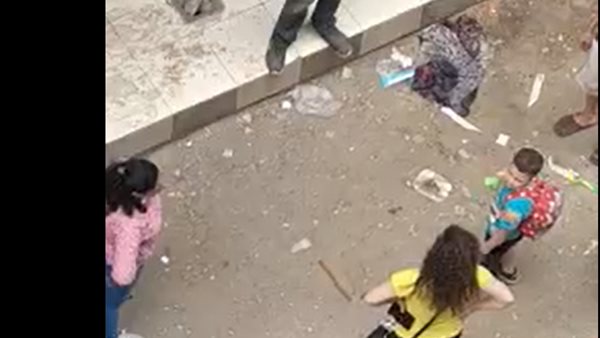 التحرش بسيدة 