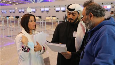 خالد الحربي ينتهي من تصوير الفيلم الكوميدي «90 يوم» في مطار جدة