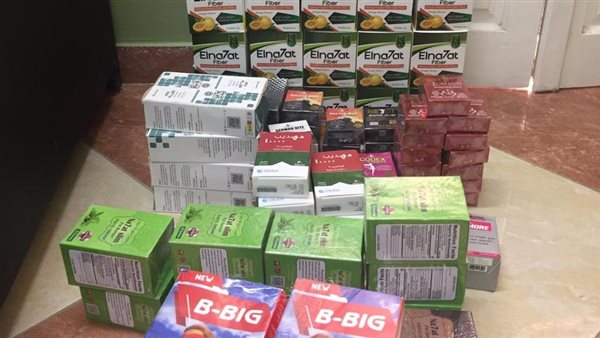 جانب من المضبوطات