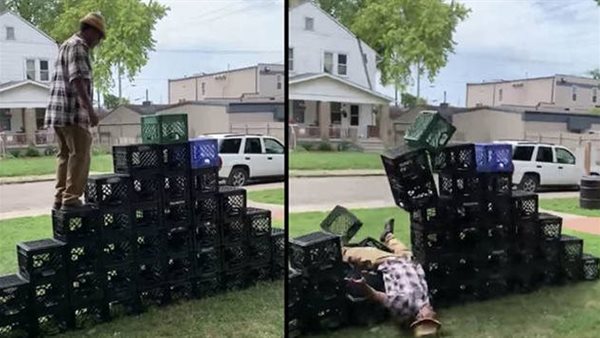 تحدي اللبن على تيك