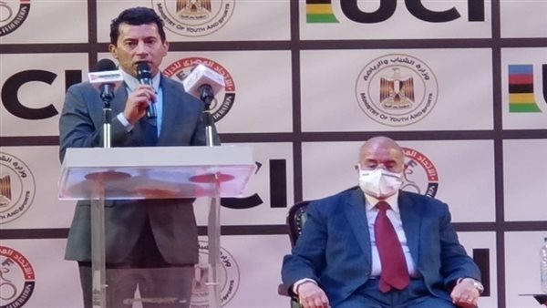 أشرف صبحي أثناء إعلان