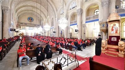 التمتع بالجذور 14.. شباب ملتقى لوجوس يزورون الكنيسة المرقسية بالإسكندرية 