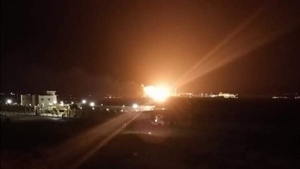 جانب من الحريق