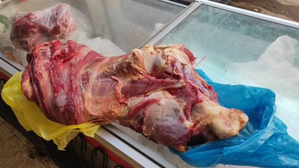 ضبط لحوم مذبوحة خارج