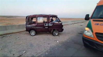 إصابة 8 أشخاص في انقلاب سوزوكي بالفيوم