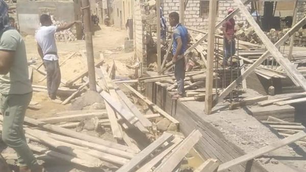 إزالة تعديات في الفيوم