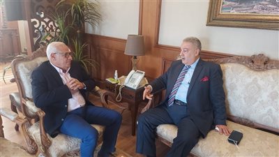 محافظ بورسعيد يستقبل رئيس المعاهد القومية التعليمية