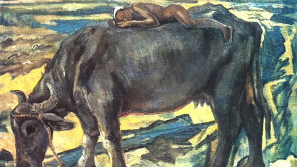 لوحة الجاموسة والغلام