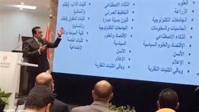 مؤتمر إعلان نتيجة تنسيق المرحلة الأولى للقبول بالجامعات 2021