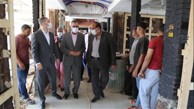 محافظ كفر الشيخ يتفقد أعمال تطوير الديوان العام.. ويشدد على تلقي اللقاح