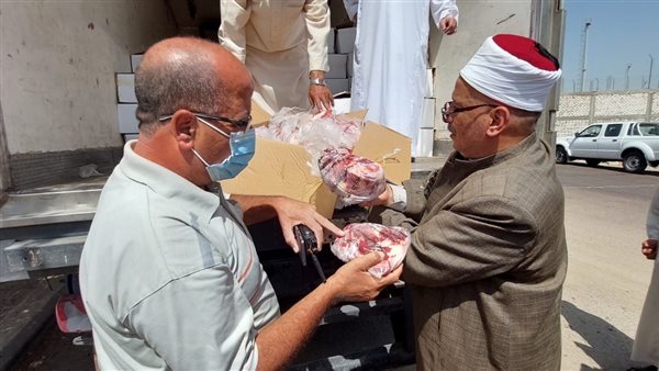 توزيع لحوم أضاحي