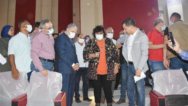 وزيرة الثقافة تتفقد