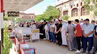 تشييع جُثمان نجل شقيق الشيخ أبو العينين شعيشع في مسقط رأسه بكفر الشيخ| صور وفيديو 