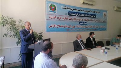 وزير الري عن تأهيل المساقي: نستهدف الوصول إلى أعلى إنتاجية من المحاصيل الزراعية