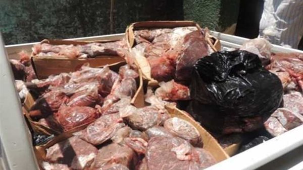 ضبط لحوم منتهية الصلاحية