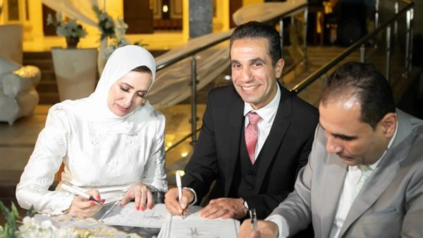 محمد سمير وزوجته