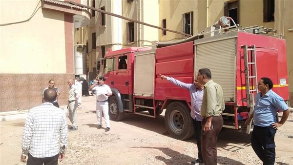 جانب من الحريق