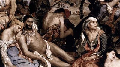 لوحات عالمية.. «مذبحة خيوس» أوجين ديلاكروا