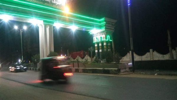 إنارة مدخل مدينة