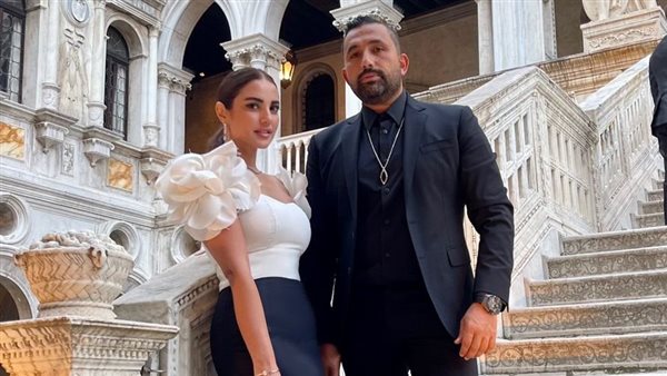 درة مع زوجها هاني