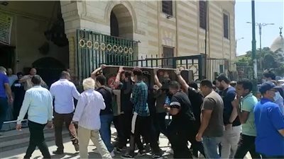 أول صور من جنازة الفنان ماهر سليم 