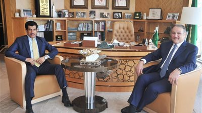 ‏السفير السعودي يستقبل نظيره القطري الجديد في مصر