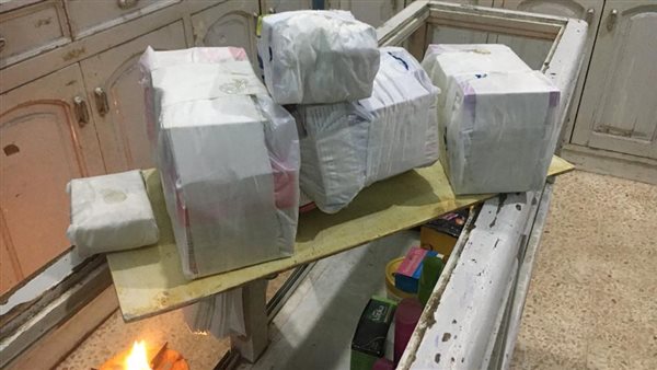 جانب من المضبوطات