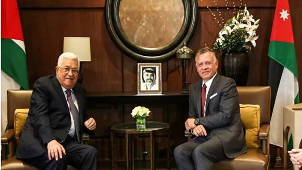 العاهل الأردني وأبو