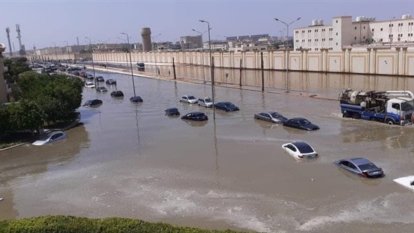 غرق شوارع التجمع