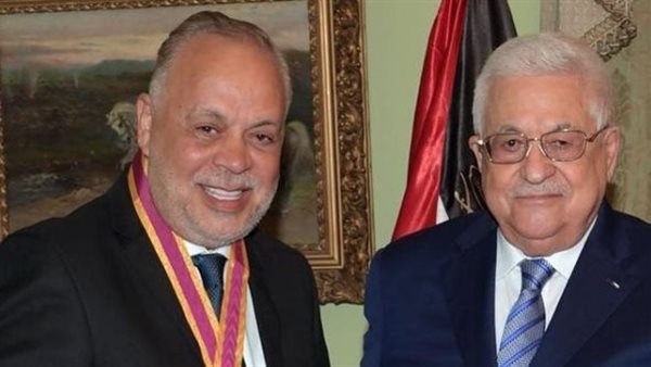 أشرف زكي ورئيس فلسطين