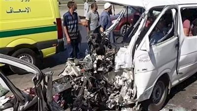 جهات التحقيق تطلب تحريات المباحث وحالة المصابين في حادث تصادم بالسلام 