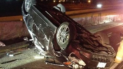 مصرع طفل وإصابة 5 آخرين في انقلاب سيارة بكفر الشيخ 