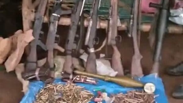 مضبوطات الهجوم على