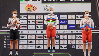 روسيا تفوز بذهبية سباق 500 كم ببطولة العالم للدراجات 