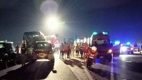 حادث انقلاب أتوبيس