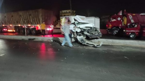 حادث تصادم بكفر شكر