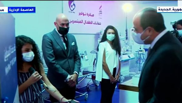 الرئيس السيسي والفتاة