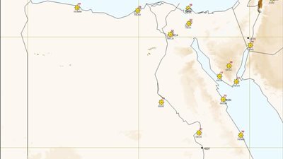 الأرصاد: طقس حار رطب والعظمى بالقاهرة 32 درجة