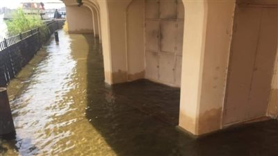 نكشف سبب غرق الطابق السفلى من كنيسة السيدة العذراء بـ المعادي │ صور 