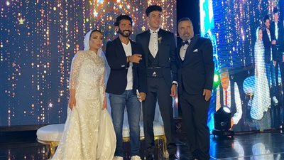 نجوم ومشاهير الفن في حفل زفاف المؤلف أحمد عبد الوهاب وابنة صبحي خليل