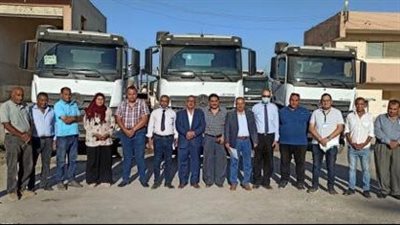 «البيئة» تدعم إدارة المخلفات بكفر الشيخ بسيارات بتكلفة 6 ملايين جنيه 
